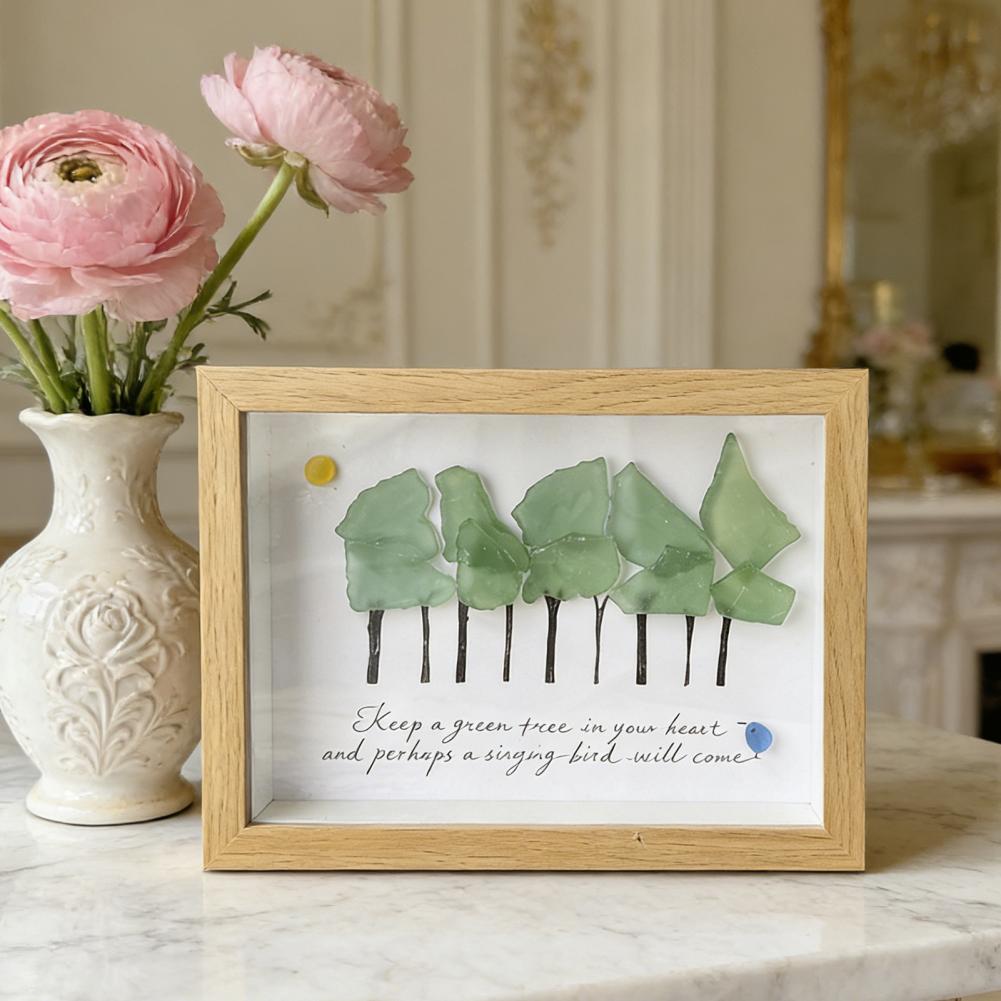 Bamboo Photo Frame - إطار صور مكتبي، إطار صور يدوي