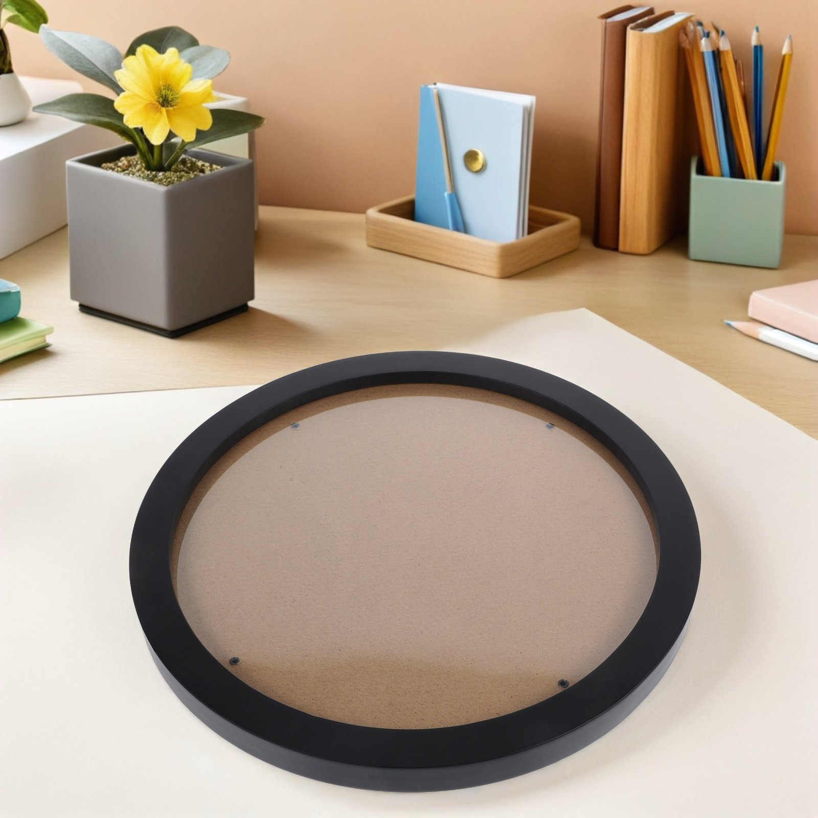 Bamboo Photo Frame - إطار عرض دائري للتطريز مقاس 14