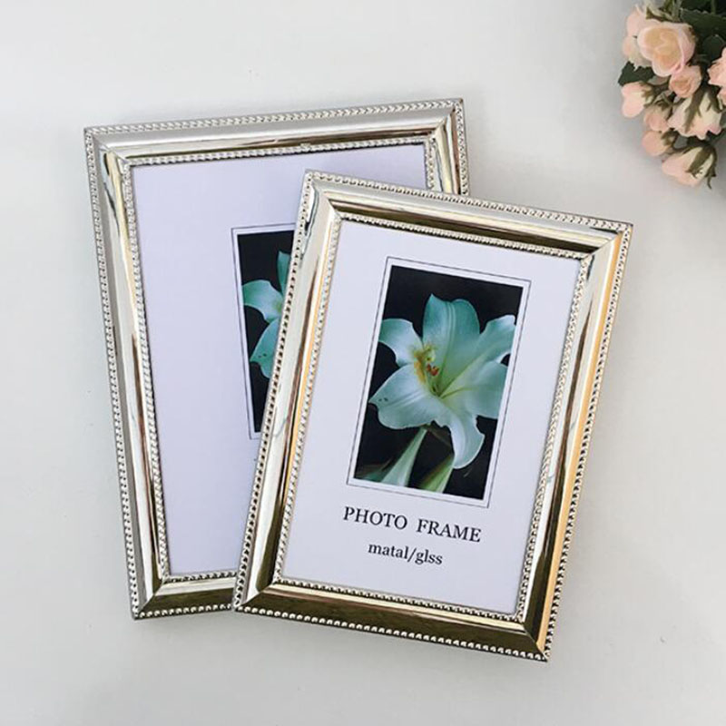 Bamboo Photo Frame - إطار صور معدني مستطيل الشكل بلون