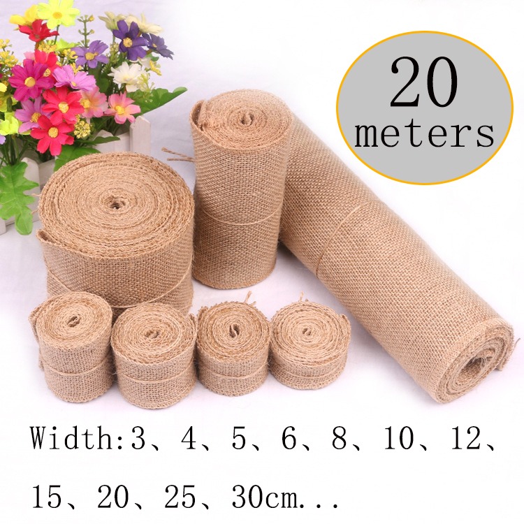 Linen Table Runner - شريط من الكتان الطبيعي بطول 5-30