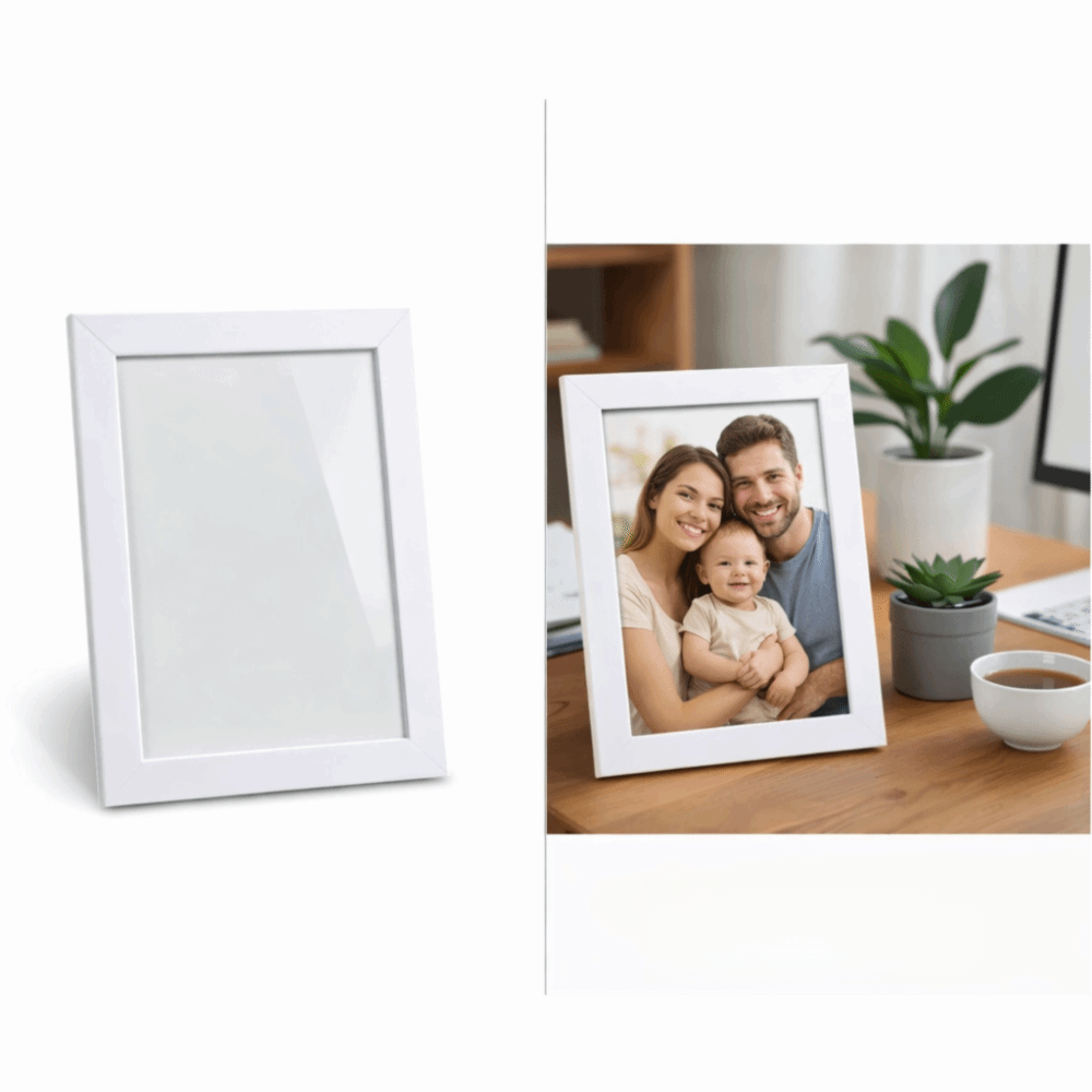إطار صور خشبي جديد مقاس 5/7/8  - مراجعة Bamboo Photo Frame وسعره