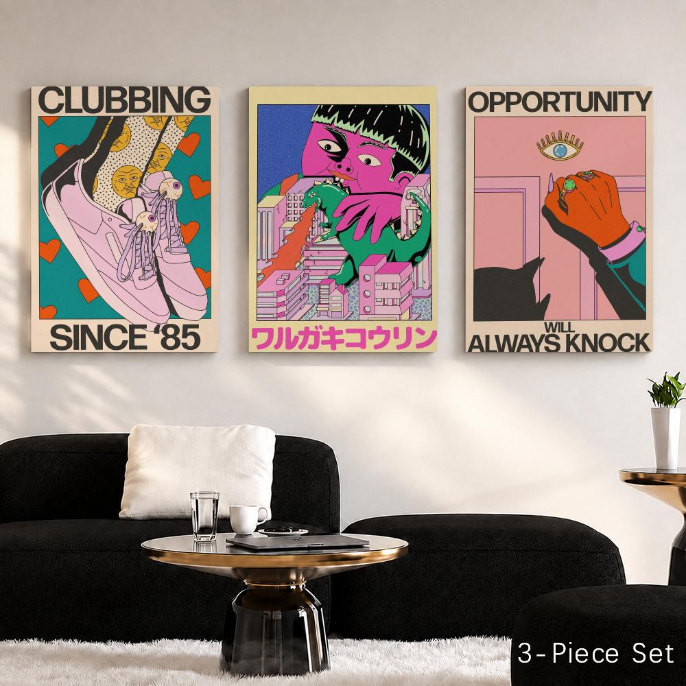 لوحة جدارية بإطار على طراز جاب - مراجعة Home Decor Y2K وسعره