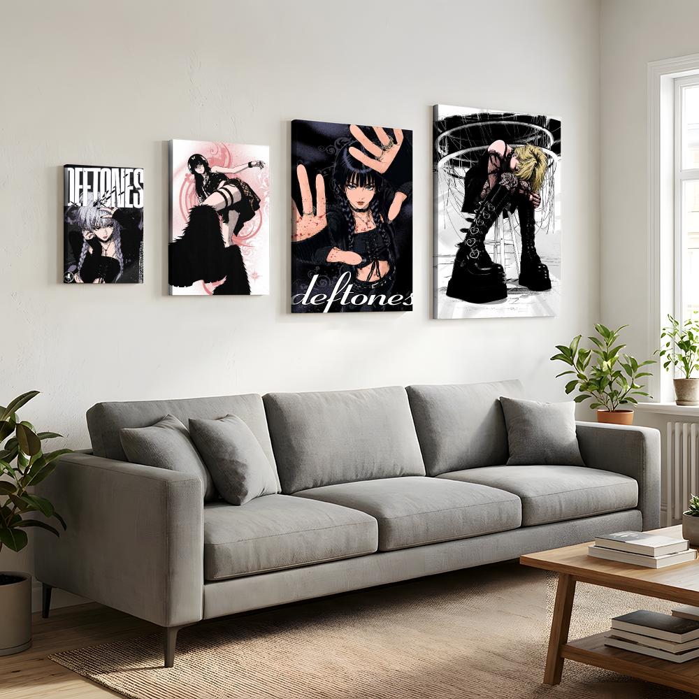 لوحة جدارية مؤطرة بتصميم فتاة  - مراجعة Home Decor Y2K وسعره