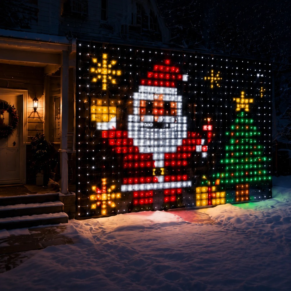 ستائر إضاءة LED بكسل مع تحكم ع - مراجعة Home Decor Free App وسعره