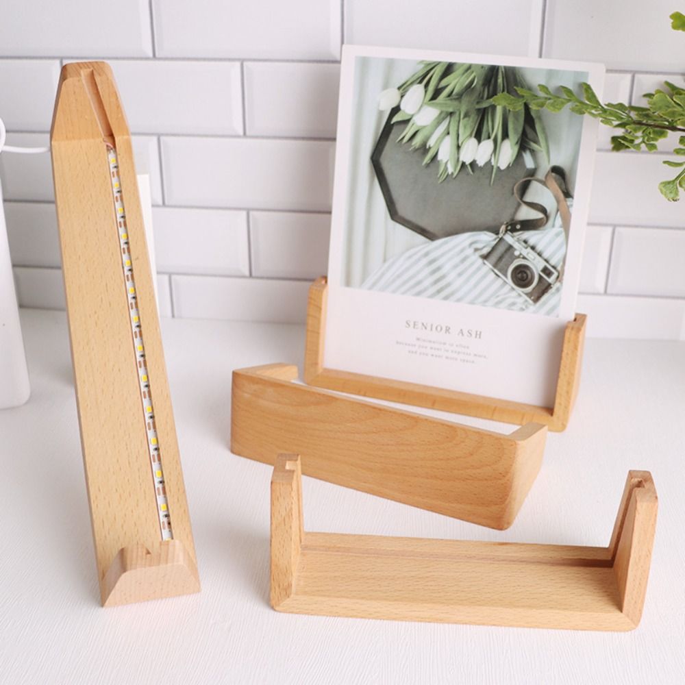 إطار صور خشبي مضيء بتصميم على  - مراجعة Bamboo Photo Frame وسعره