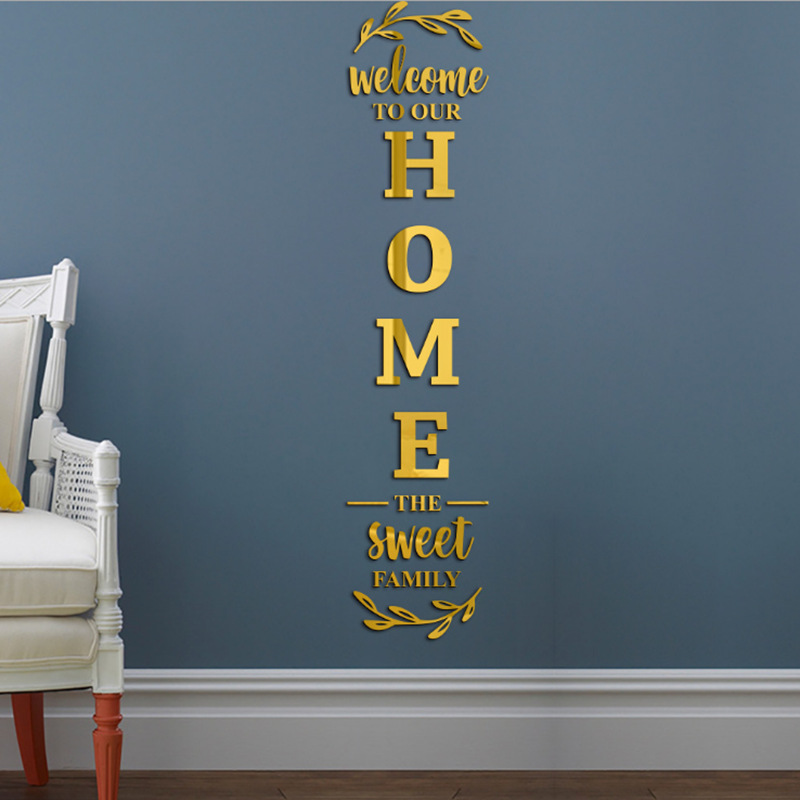 ملصق حائط بمرآة ثلاثية الأبعاد - مراجعة Home Decor Y2K وسعره