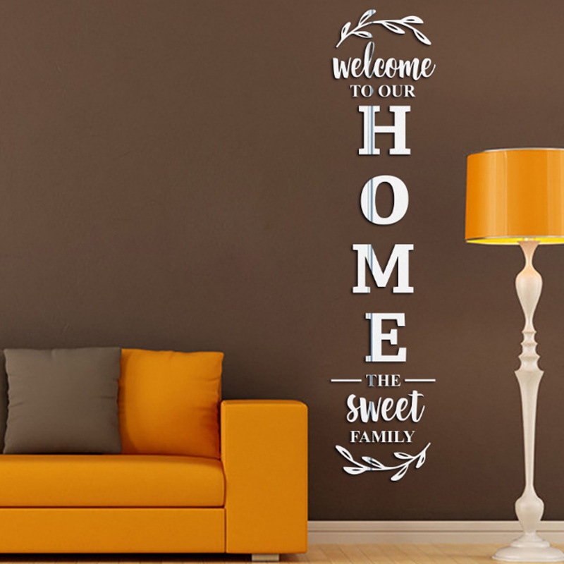 ملصق حائط بمرآة ثلاثية الأبعاد - مراجعة Home Decor Y2K وسعره