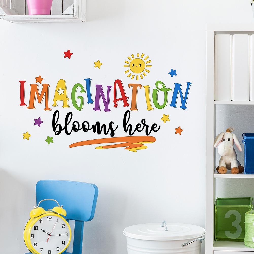 ملصقات حائط ملونة باللغة الإنج - مراجعة Home Decor Indonesia وسعره