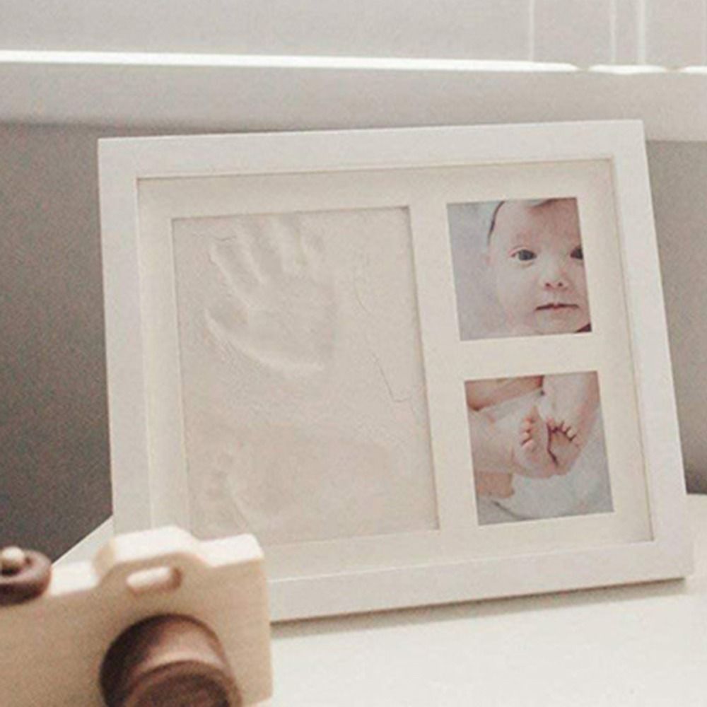 مجموعة طبعات يد وقدم الطفل من  - مراجعة Bamboo Photo Frame وسعره