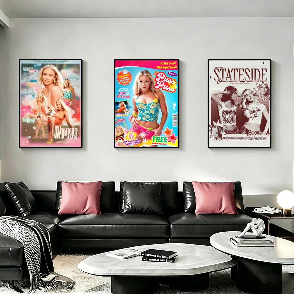 ملصق مغنية ز-زارا إل-لارسون، ف - مراجعة Home Decor Za وسعره