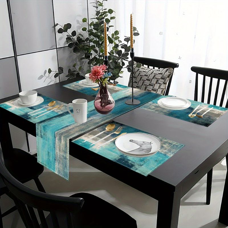 طقم مفارش طاولة وسجادات طعام م - مراجعة Linen Table Runner وسعره
