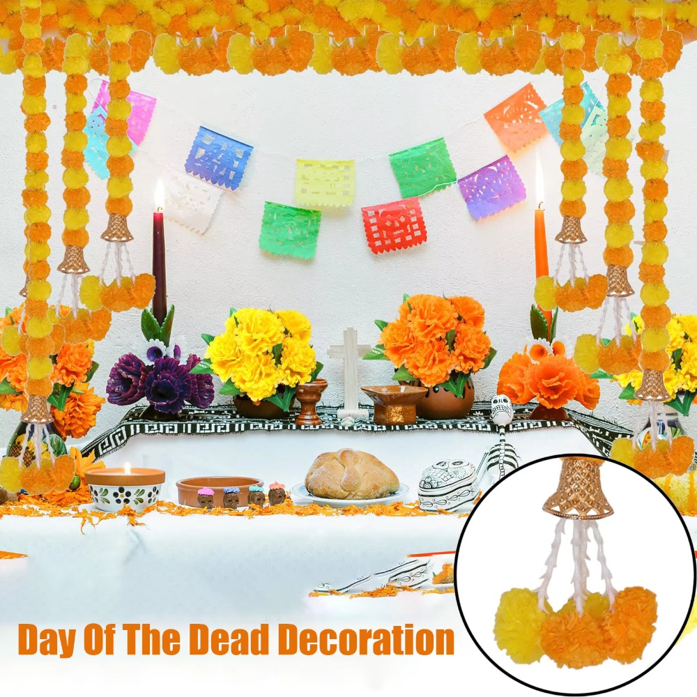 خيوط طويلة إكليل القطيفة الاصط - مراجعة Home Decor Indonesia وسعره